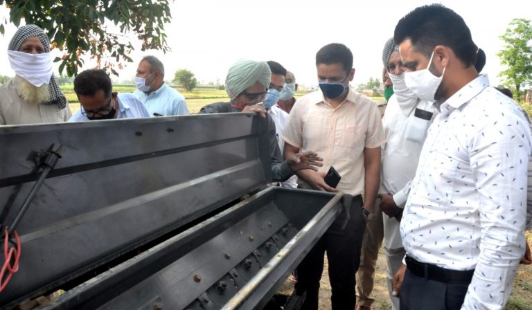 जालंधर में 32000 हैक्टेयर क्षेत्रफल में की जायेगी धान की सीधी बिजाई – डिप्टी कमिश्नर