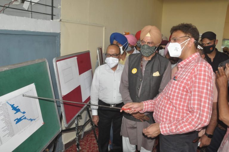 राणा सोढी ने ओलम्पिंयन सुरजीत हाकी स्टेडियम में 4.50 करोड़ की लागत से नए बनने वाले एस्ट्रोटर्फ प्रोजैक्ट का किया उदघाटन |