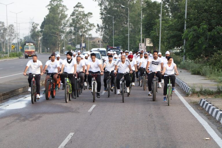 ਜਲੰਧਰ ਦਿਹਾਤੀ ਪੁਲਿਸ ਨੇ ਨਸ਼ਿਆਂ ਖਿਲਾਫ ਕੱਢੀ ਸਾਈਕਲ ਰੈਲੀ