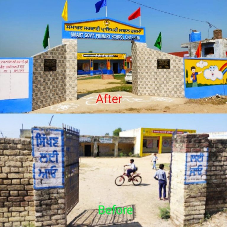 प्राईवेट स्कूलों को टक्कर दे रहा है सरकारी प्राइमरी स्मार्ट स्कूल चश्मा।