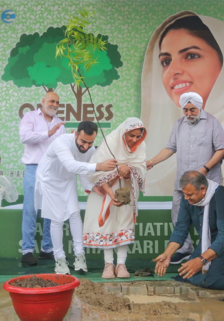 संत निरंकारी मिशन द्वारा ‘वननेस वन’ परियोजना का शुभारम्भ