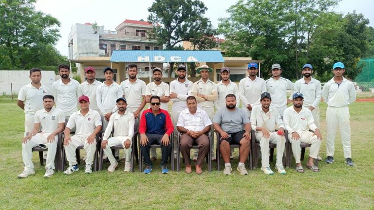 होशियारपुर ने सीनियर क्रिकेट कटोच शीलड में गुरदासपुर को हराकर अर्जिथ किए 3 अंक