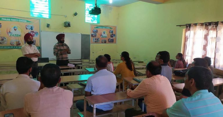 सहायक डायरैक्टर सलिन्दर सिंह की तरफ से आधी दर्जन के करीब स्कूलों का दौरा।