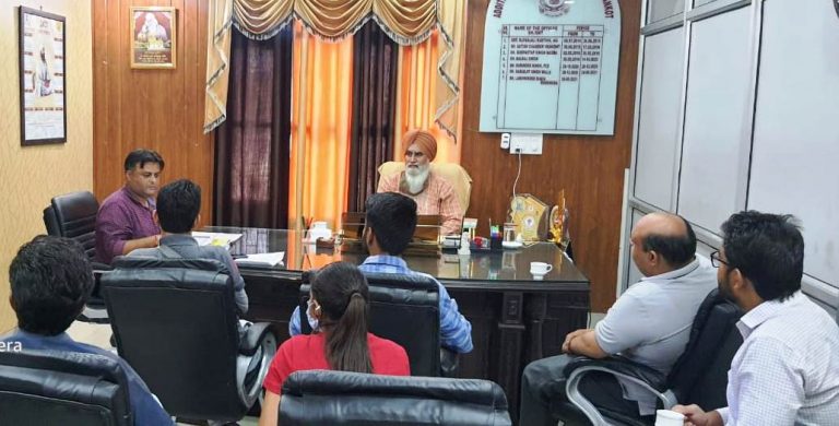 ਪੰਜਾਬ ਹੁਨਰ ਵਿਕਾਸ ਮਿਸ਼ਨ ਤਹਿਤ ਕੰਮ ਕਰ ਰਹੇ ਟੇ੍ਰਨਿੰਗ ਪਾਰਟਨਰਾਂ ਦੀ ਮਹਿਨਾ ਵਾਰ ਮੀਟਿੰਗ ਆਯੋਜਿਤ