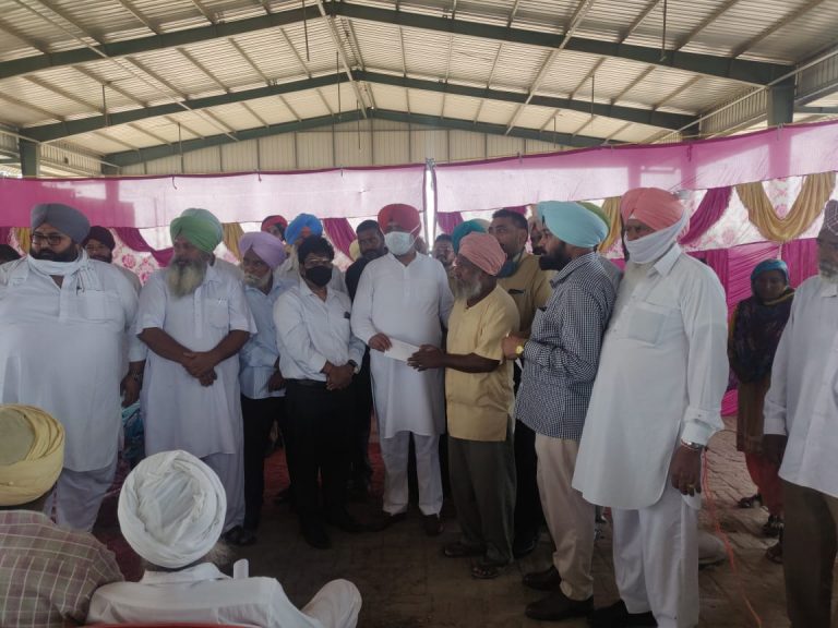 पंजाब सरकार ने कर्ज़ राहत योजना के द्वारा राज्य के किसानों को बड़ी राहत दी: विधायक हरदेव सिंह लाडी शेरोवालिया