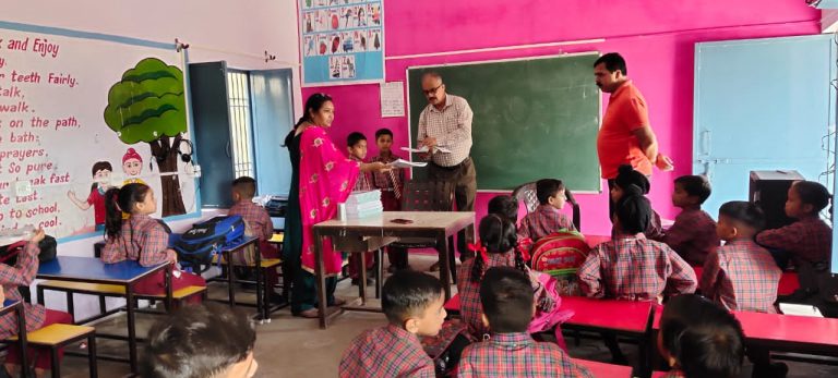 नेशनल अचीवमेंट सर्वे संबंधी अध्यापकों को किया प्रेरित।