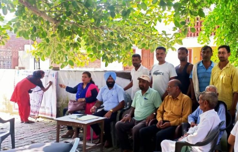 ਪਾਣੀ ਦੀ ਸੰਭਾਲ ਸਬੰਧੀ ਗ੍ਰਾਮ ਸਭਾ ਵਿੱਚ ਲੋਕਾਂ ਨੇ ਚੁੱਕੀ ਸੁੰਹ