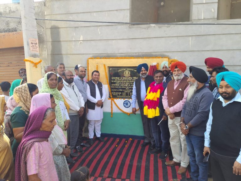 PARGAT SINGH KICKSTARTS DEVELOPMENT WORKS WORTH Rs. 3.50 CRORE IN DADUWAL, KANGNIWAL & PHOLRIWAL