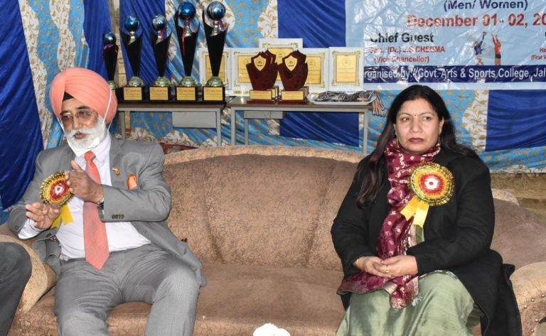 खेल विज्ञान को उत्साहित करने के लिए स्पोर्टस यूनिवर्सिटी उत्तम केंद्र के तौर पर उभरेगी: लैफ्टिनैंट जनरल जे.ऐस.चीमा