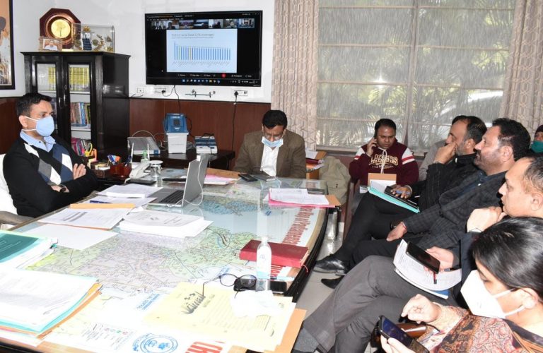 JALANDHAR LEADS IN PUNJAB IN BOTH ADOLESCENTS AND PRECAUTION DOSE COVERAGE- DC GHANSHYAM THORI