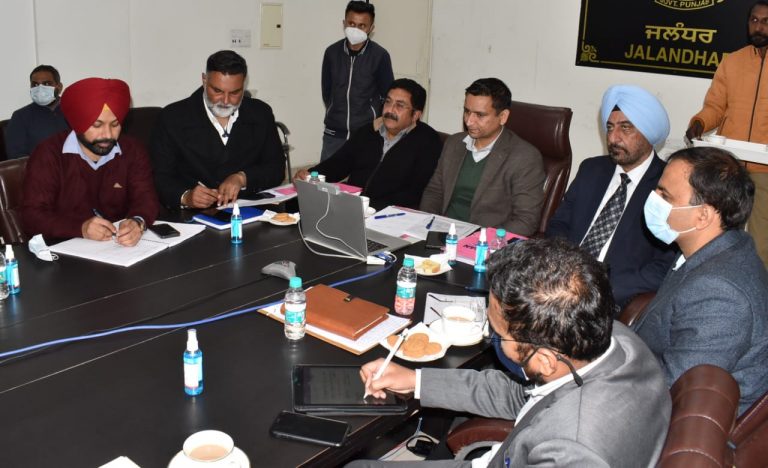 PM TO VISIT JALANDHAR ON FEB 14-DEPUTY COMMISSIONER & CP REVIEW NECESSARY ARRANGEMENTS