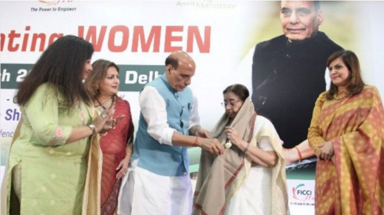 Women have a big role to play in placing India among the world’s top three economies: Shri Rajnath Singh