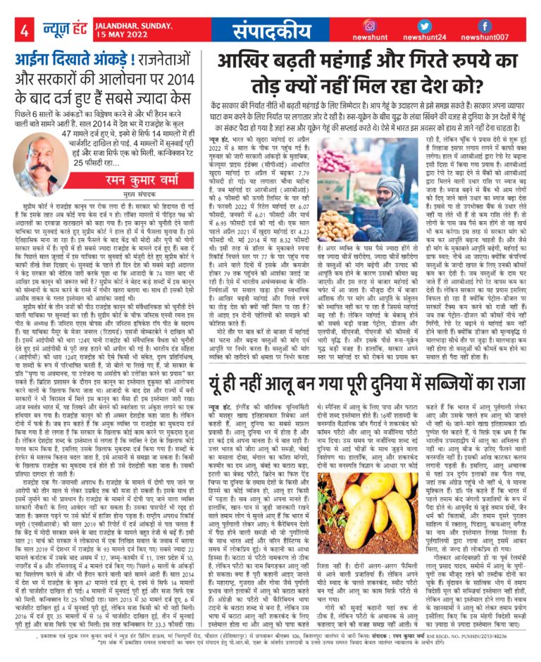 News Hunt Daily Evening E-Paper