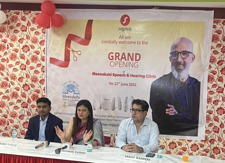 MEENAKSHI SPEECH & HEARING CLINICS INAUGURATED IN JALANDHAR