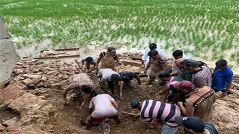 पटियाला में तेज वर्षा से मकान की दीवार गिरी, एक ही परिवार के 4 सदस्यों की मौत