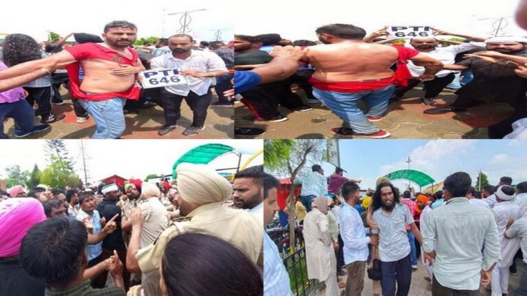 Protest in Punjab : सीएम आवास के बाहर अध्यापकाें और पुलिस में धक्कामुक्की, यूनियन अध्यक्ष ने खुद को आग लगाने का किया प्रयास