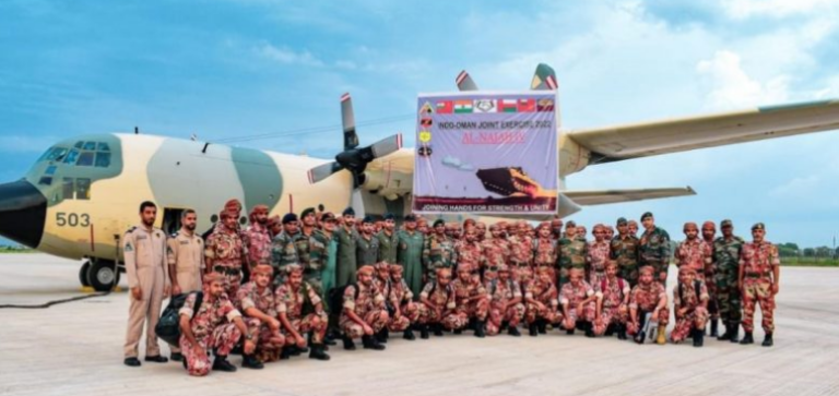 Royal Army of Oman Contingent for Joint Exercise Al NAJAH-IV Arrive in India