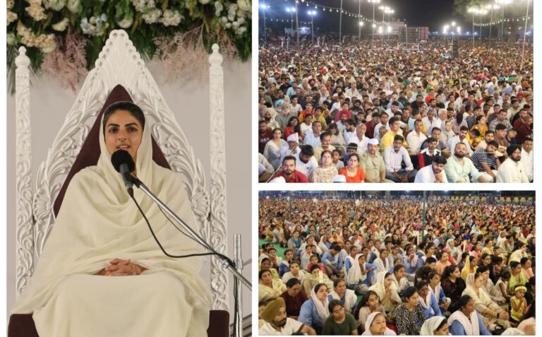 ब्रह्मज्ञान की प्राप्ति से ही अच्छी विचारधारा संभव -सतगुरु माता सुदीक्षा जी महाराज 