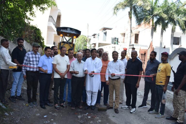 शहर की सभी सडक़ों की बदली जाएगी नुहार: ब्रम शंकर जिंपा