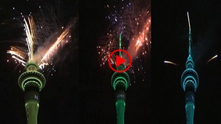 न्यूजीलैंड में नए साल 2023 का पहला जश्न, देखें स्काई टॉवर से की गई आतिशबाजी का खूबसूरत दृश्य