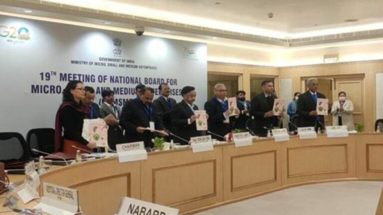 Shri Narayan Rane chairs the 19th meeting of the National Board of MSME (NBMSME)