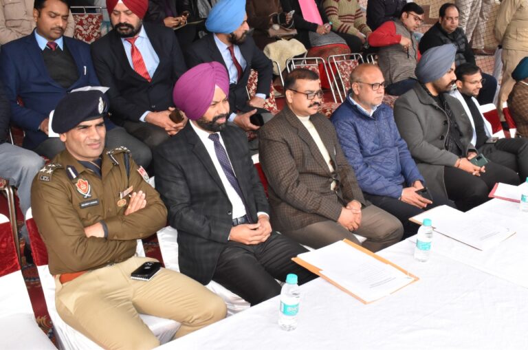 74ਵੇਂ ਗਣਤੰਤਰ ਦਿਵਸ ਮੌਕੇ ਹੋਣ ਵਾਲੇ ਸੂਬਾ ਪੱਧਰੀ ਸਮਾਗਮ ਦੀ ਫੁੱਲ ਡਰੈੱਸ ਰਿਹਰਸਲ ਹੋਈ