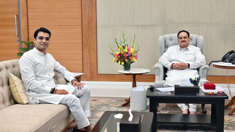 जयवीर शेरगिल ने भाजपा के राष्ट्रीय अध्यक्ष जेपी नड्डा से मुलाकात की