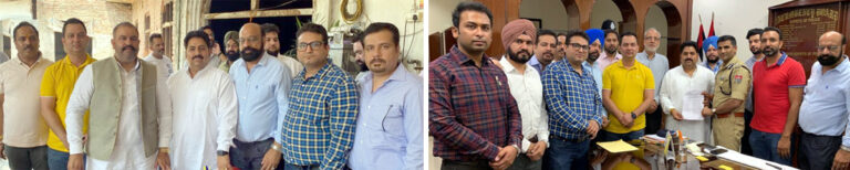 सांसद सुशील रिंकू से मिला ट्रैवल एजेंटों और स्टडी एब्राड कंसलटेंटस का शिष्टमण्डल