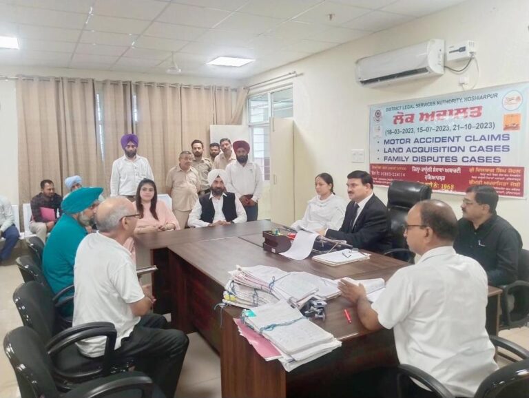 स्टेट लोक अदालत में हुआ 28 केसों का मौके पर निपटारा