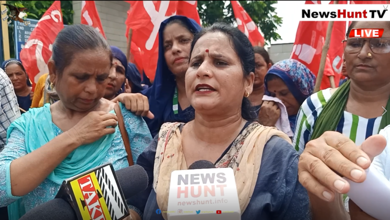 Jammu Live: आशा वर्कर यूनियन, जम्मू प्रदर्शन करते हुवे । News Hunt