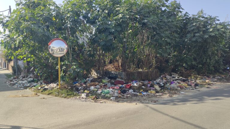 संत बाबा सोहन सिंह कॉलोनी डगाना रोड के बाहर लगे गंदगी के ढेर, प्रशासन बेखबर
