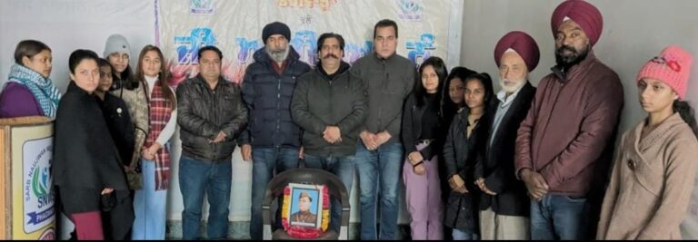 सर्व नौजवान वैलफेयर सोसायटी ने मनाई नेता जी सुभाष चन्द्र बोस की जयंती