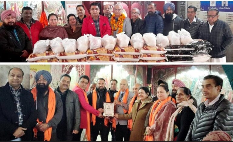 लायन गुरदीप सिंह कंग की अगवाई में आयोजित हुआ 72वां मासिक राशन वितरण समागम