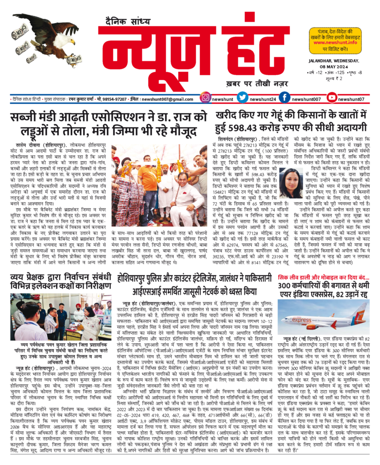 News Hunt Daily Evening E-Paper