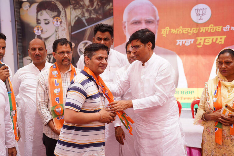 श्री आनंदपुर साहिब में लाऊंगा कॉटन उद्योगका बड़ा प्रोजेक्ट: डा. सुभाष शर्मा