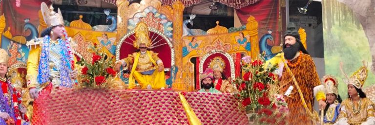 कौमी सेवक राम लीला कमेटी ने सीता स्वयंवर नाईट का किया आयोजन