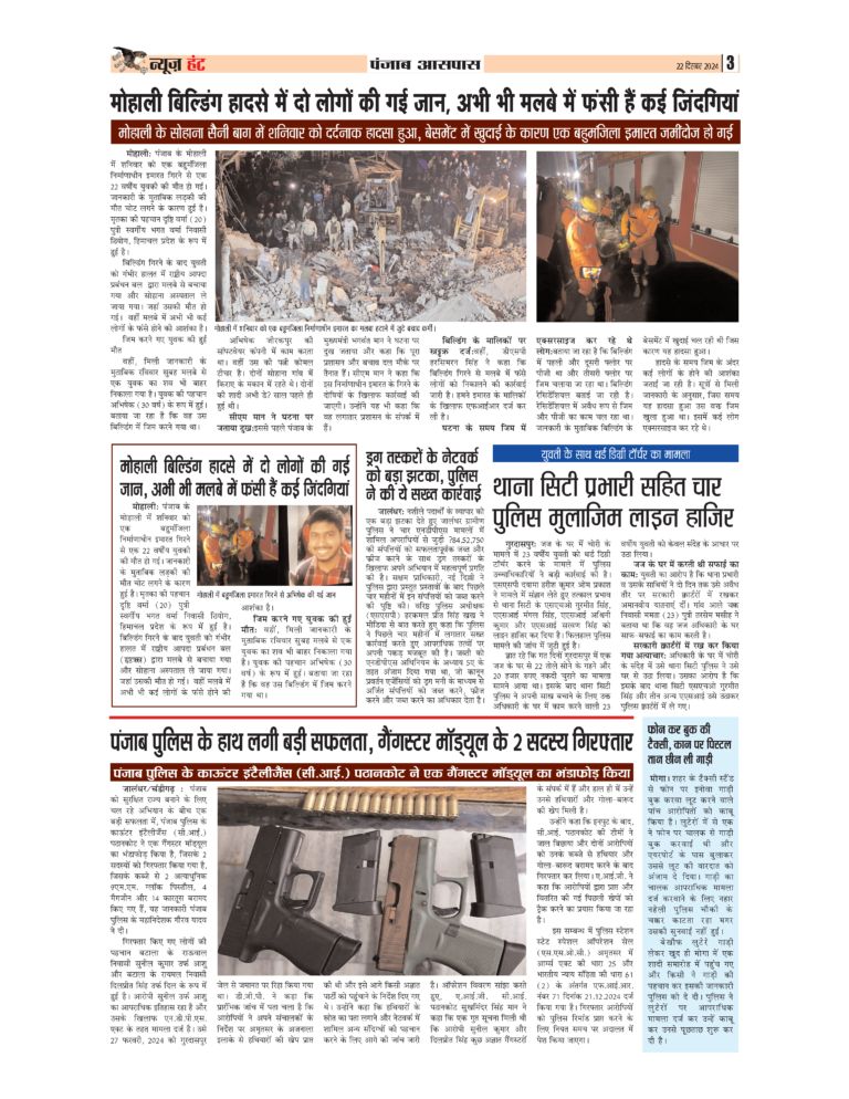 News Hunt Daily Evening E-Paper