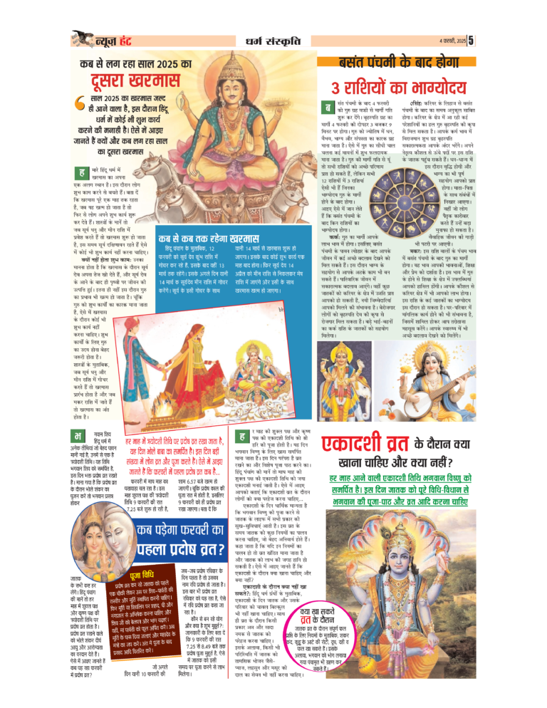 News Hunt Daily Evening E-Paper 04-02-2025 Page 5