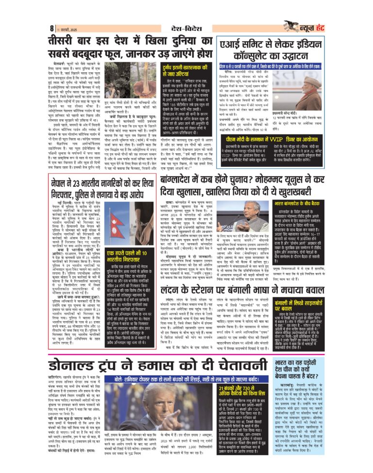 News Hunt Daily Evening E-Paper 11-02-2025 Page 8