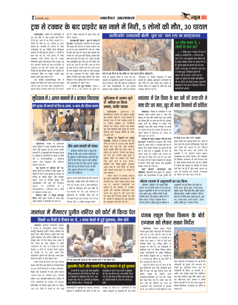 News Hunt Daily Evening E-Paper 18-02-2025 Page 2