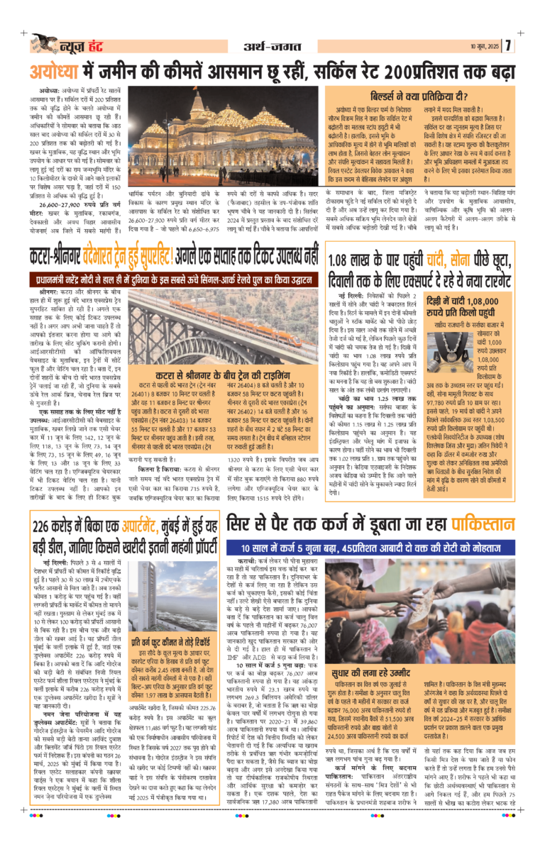 News Hunt Daily Evening E-Paper 10-06-2025 Page 7