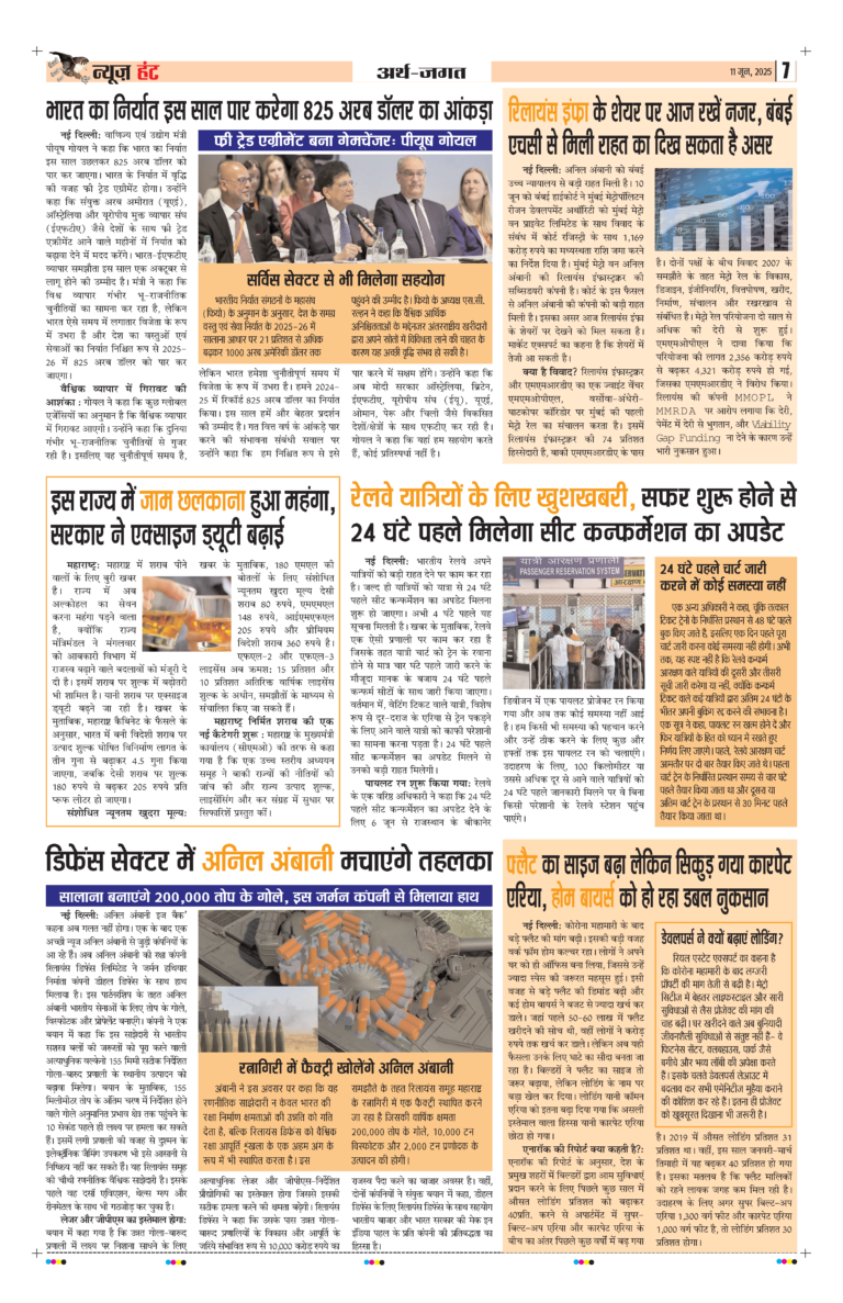 News Hunt Daily Evening E-Paper 11-06-2025 Page 7