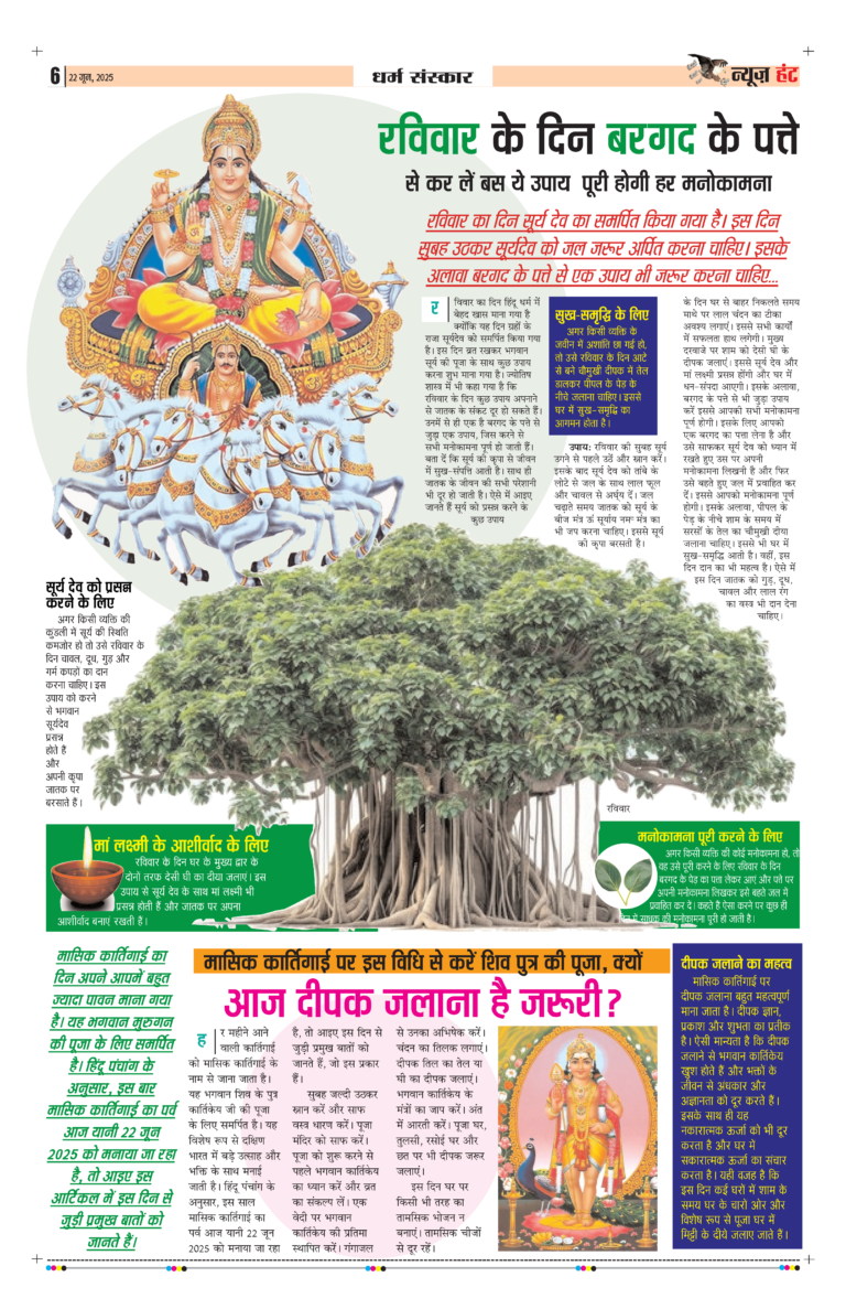 News Hunt Daily Evening E-Paper 22-06-2025 Page 6
