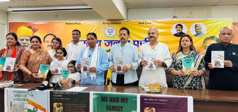 Books honouring soldiers and family values by young authors released by Sat Sharma, others