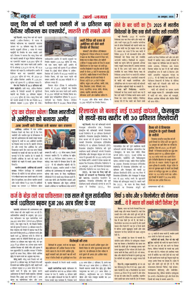 News Hunt Daily Evening E-Paper 26-10-2025 Page 7