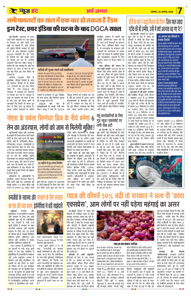 News Hunt Daily Evening E-Paper Page 7