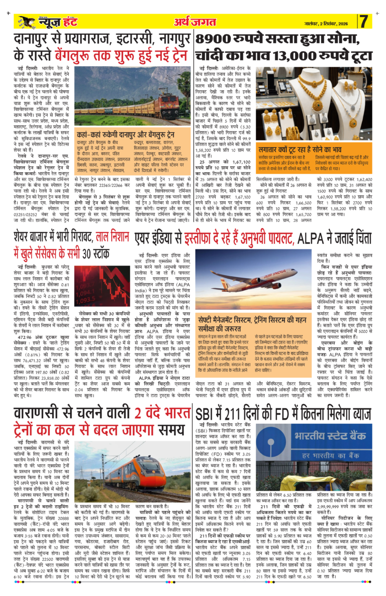 News Hunt Daily Evening E-Paper 02-09-2026 Page 7