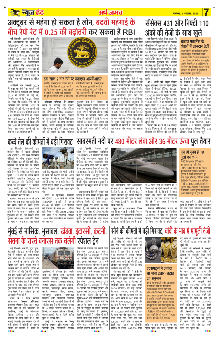 News Hunt Daily Evening E-Paper 05-10-2026 Page 7