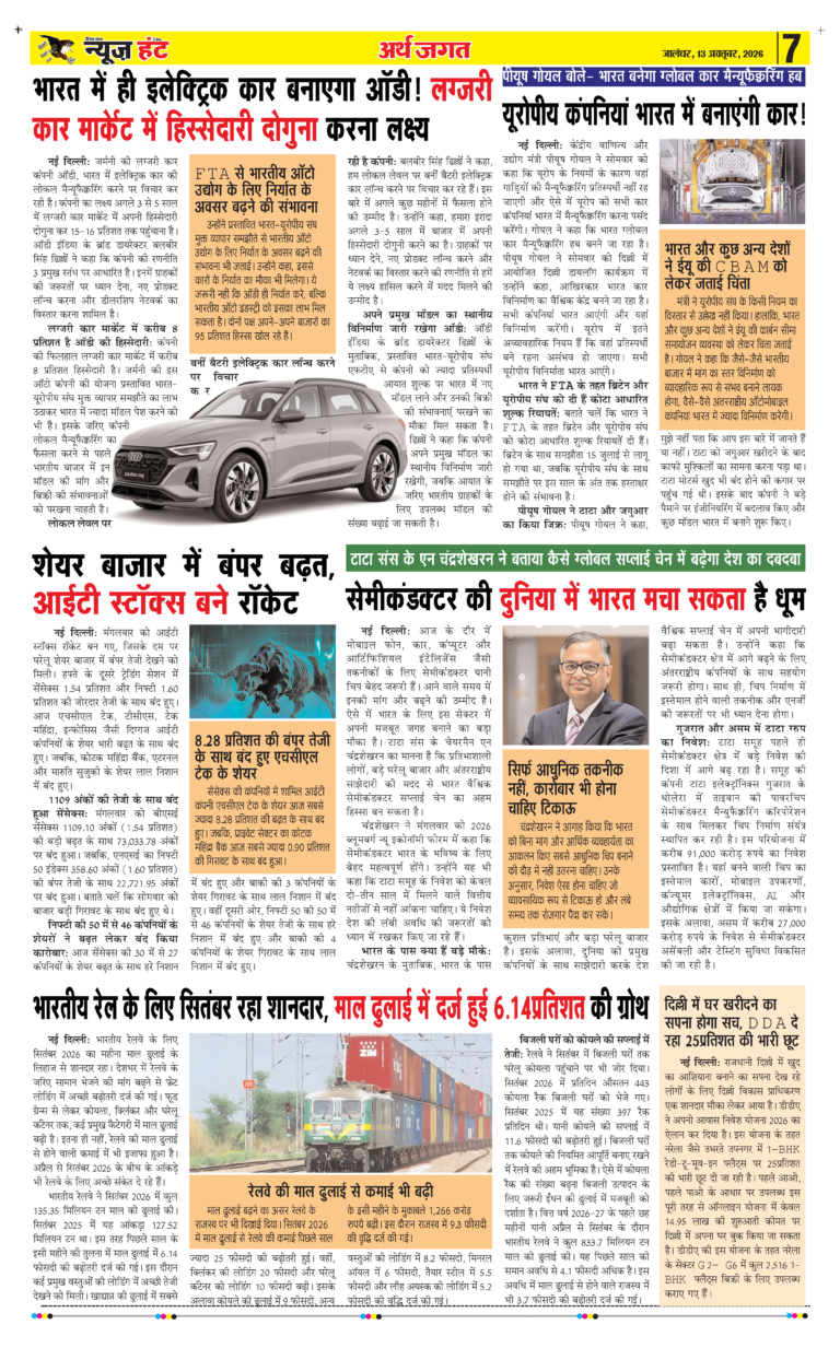 News Hunt Daily Evening E-Paper 13-10-2026 Page 7